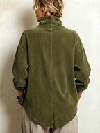 Olivia | Jersey de Pana con Cuello Alto